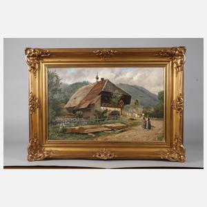 H. Hoffmann, ”Sägewerk im Schwarzwald”