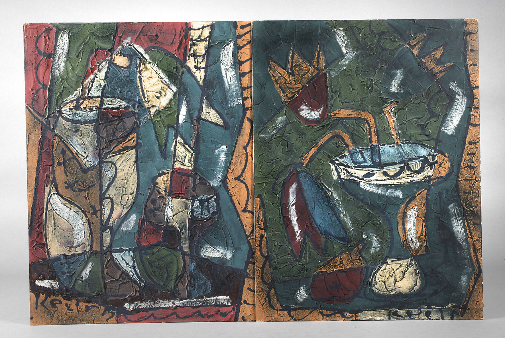 Bohumil Kecir, Zwei abstrakte Kompositionen