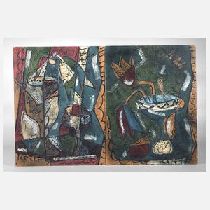 Bohumil Kecir, Zwei abstrakte Kompositionen