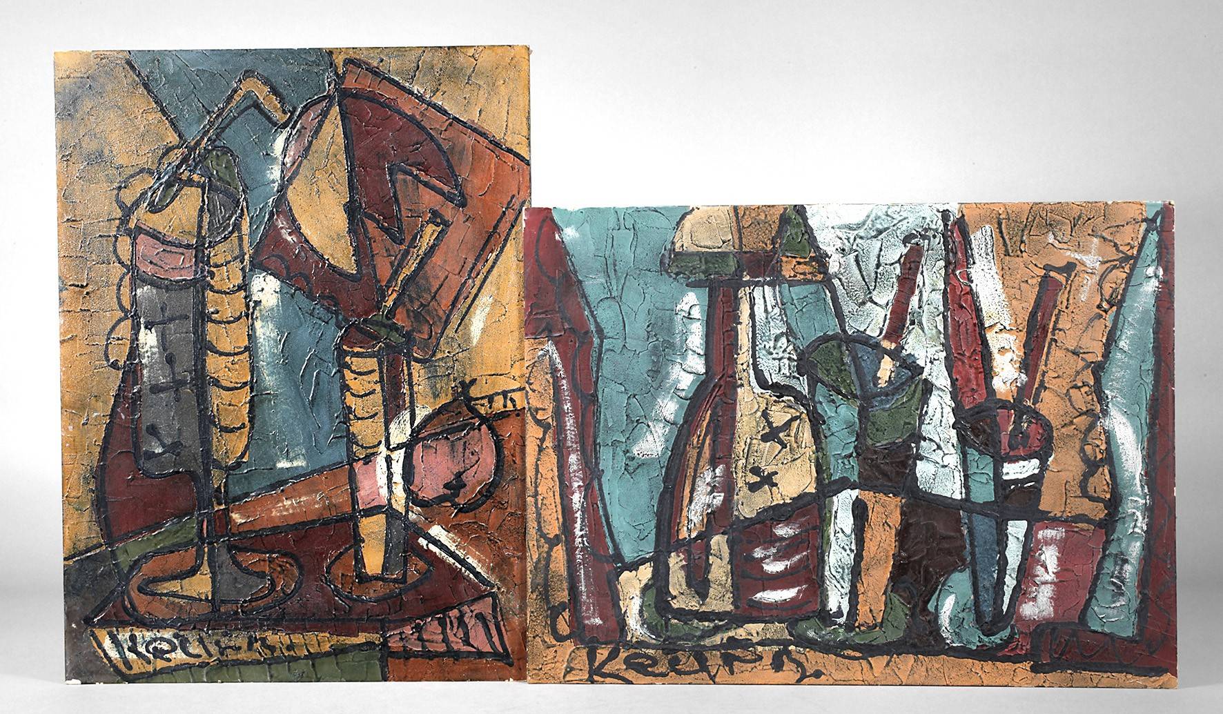 Bohumil Kecir, Zwei Kompositionen mit Gläsern