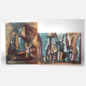 Bohumil Kecir, Zwei Kompositionen mit Gläsern