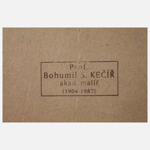 Bohumil Kecir, Zwei Kompositionen mit Kerze bzw. Trinkglas