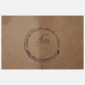 Bohumil Kecir, Zwei Kompositionen mit Kerze bzw. Trinkglas