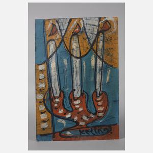 Bohumil Kecir, Zwei Kompositionen mit Kerzen bzw. Maske