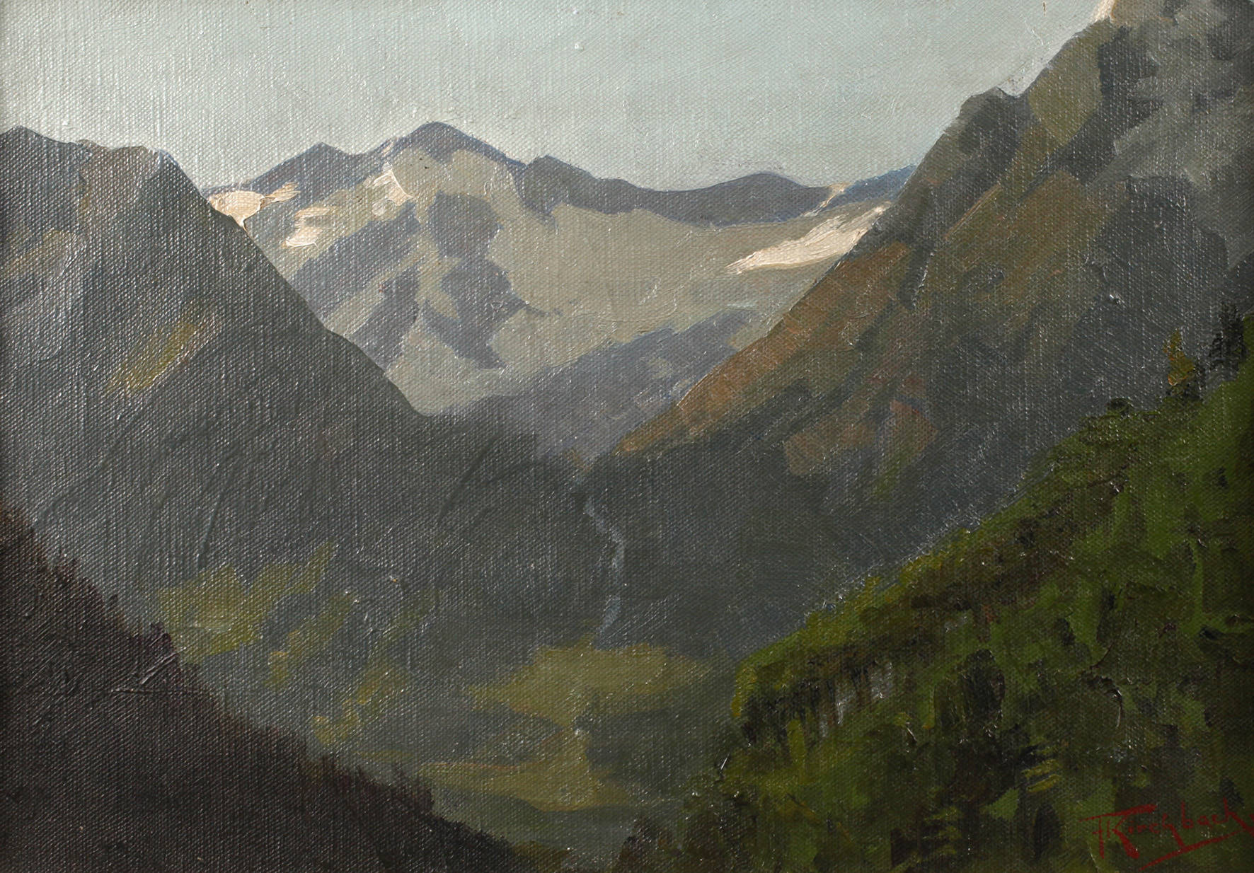 Prof. Frank Kirchbach, Sommerliche Berglandschaft