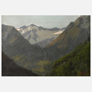 Prof. Frank Kirchbach, Sommerliche Berglandschaft