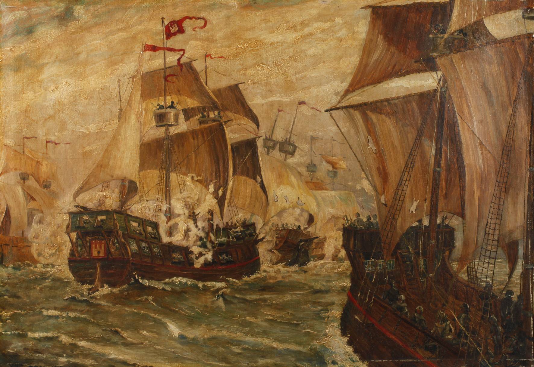 nach Prof. Alexander Kircher, Seeschlacht