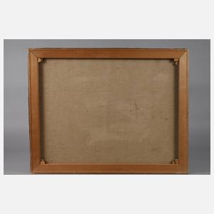 M. E. Koeppel, Frau am Tisch