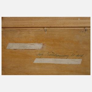 Fritz Köhler, Dorf in Sommerlandschaft