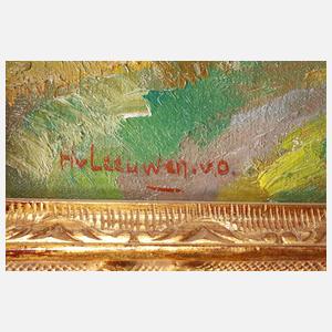 Hendrik van Leeuwen, ”Stürmischer Tag am Bach”