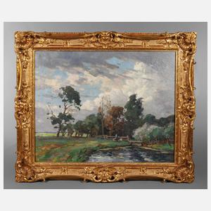 Hendrik van Leeuwen, ”Stürmischer Tag am Bach”