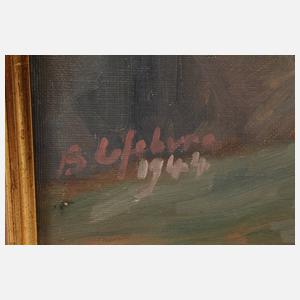 B. Lefebvre, Chrysanthemenstillleben