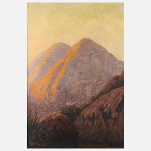 Prof. Dr. Reinhard Maack, ”Granitdome bei der Spitzkoppe ...”