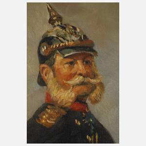 Kurt Maltner, attr., Kaiser Wilhelm I. in der Schlacht