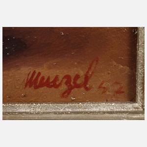 Wilhelm Menzel, attr., Stillleben mit Pfingstrosen