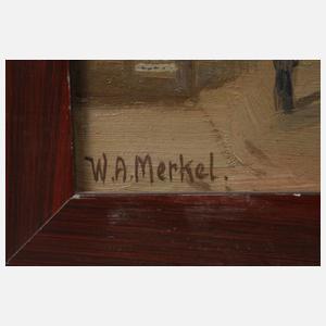W. A. Merkel, Straßenszene