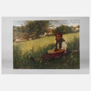 Micö, Junge Frau beim Zeichnen