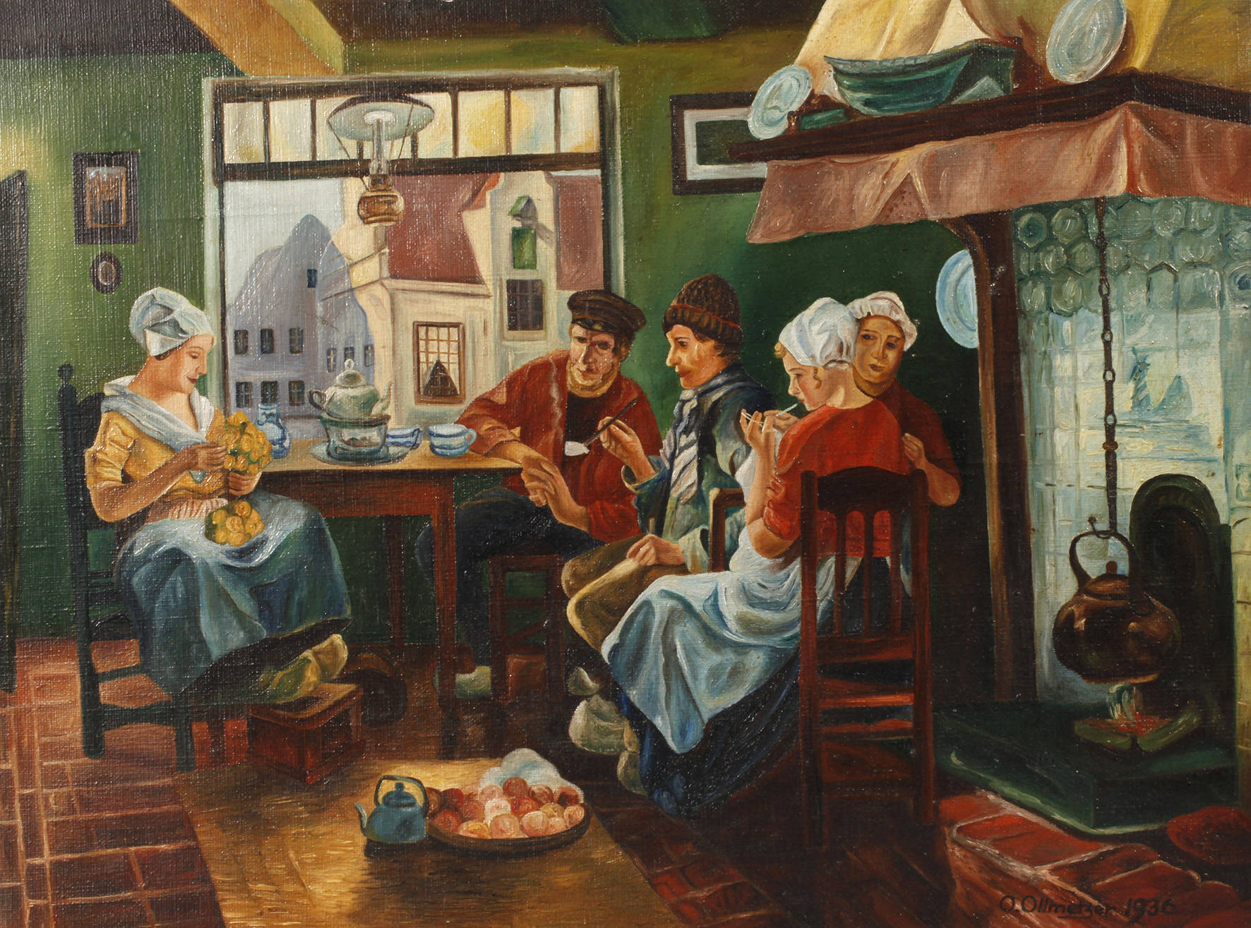 O. Ollmetzer, In der Stube