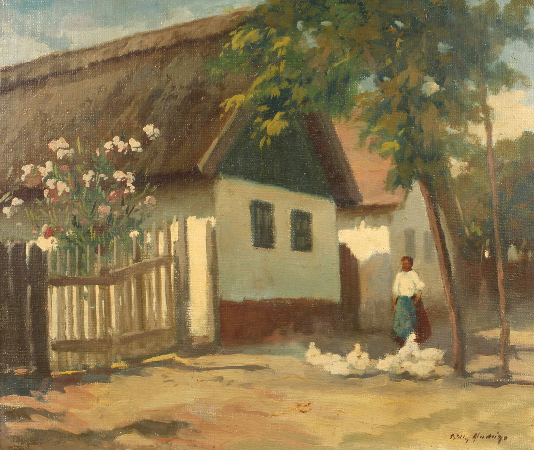 Aladár Pádly, Auf der Dorfstraße