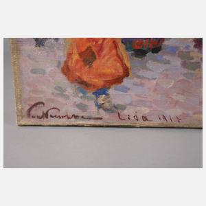 Paul Paeschke, Kirchgänger in Lida in Weißrussland