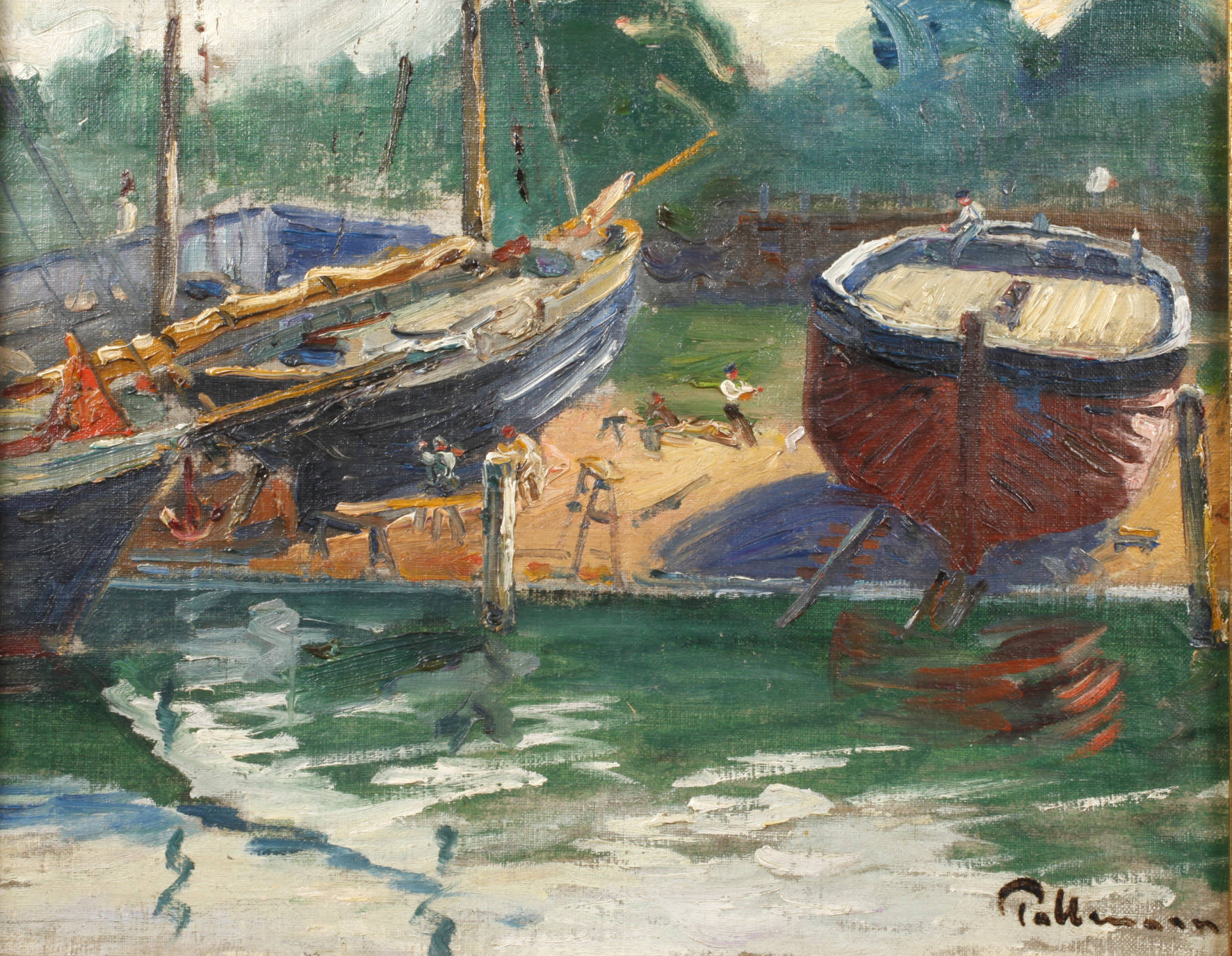 Dr. phil. Kurt Pallmann, Schiffswerft