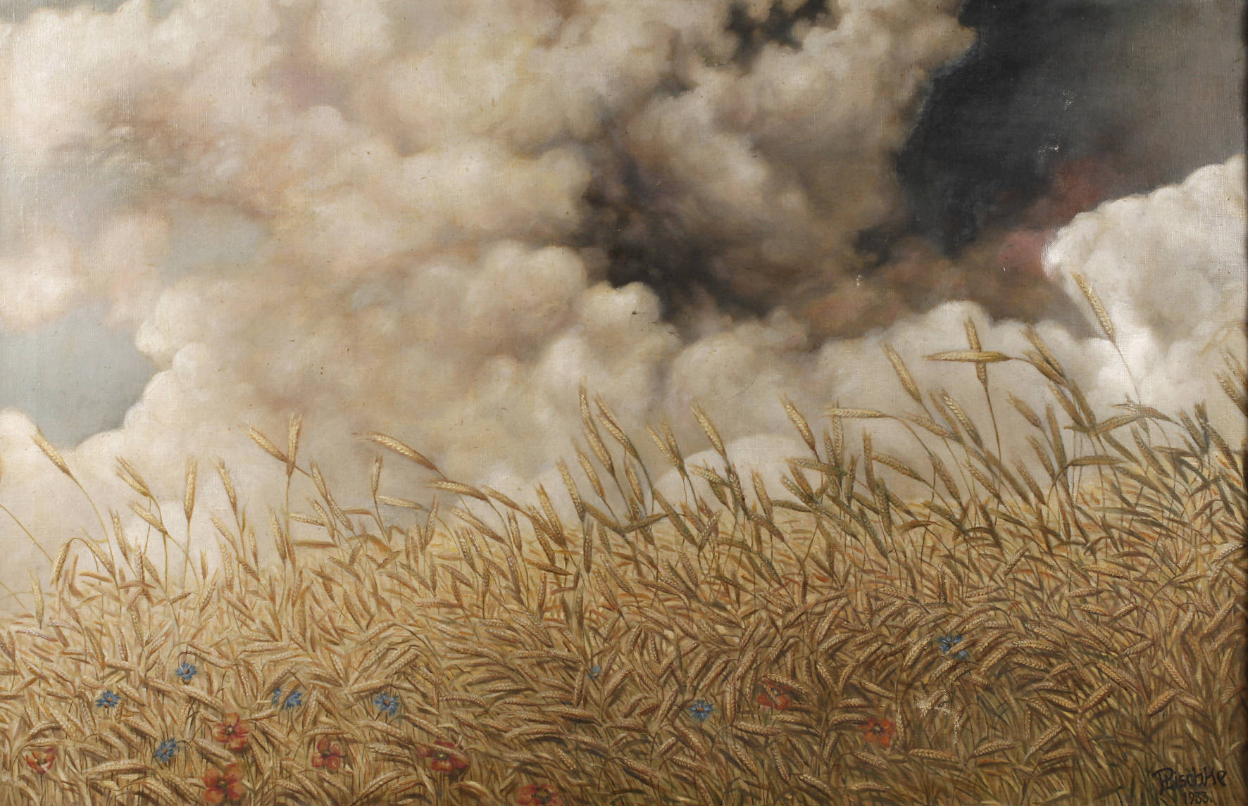 Plischke, Im Kornfeld