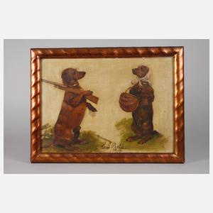 Caspar von Reth, Dackelpärchen