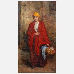 Wilhelm Reuter, Blumenverkäuferin