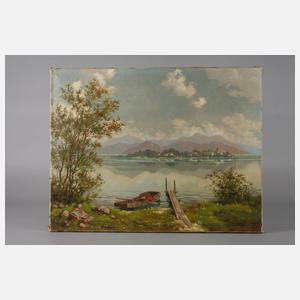 Carl Hermann Roth, Blick zur Fraueninsel im Chiemsee