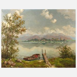 Carl Hermann Roth, Blick zur Fraueninsel im Chiemsee