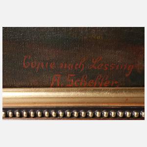 A. Scheffer, Weiher am Kiefernwald