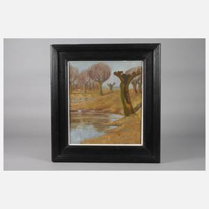 Wilhelm Schmetz, Vorfrühlingslandschaft