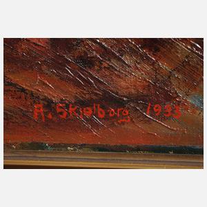 Axel Skjelborg, Kühe auf der Weide