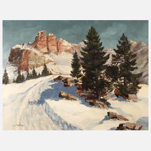 Maximilian Strasky, Winter in den Alpen