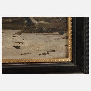 Arthur Thiele, Pferdekoppel im Winter