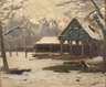 Arthur Thiele, Pferdekoppel im Winter