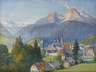 Theodor Urtnowski, Berchtesgaden mit Watzmann