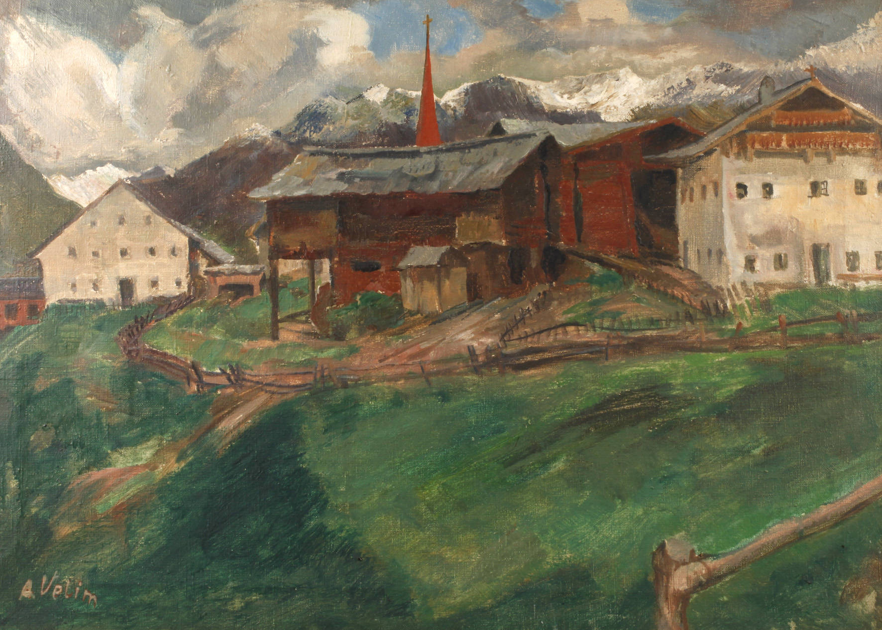 Anton Velim, Alpendorf