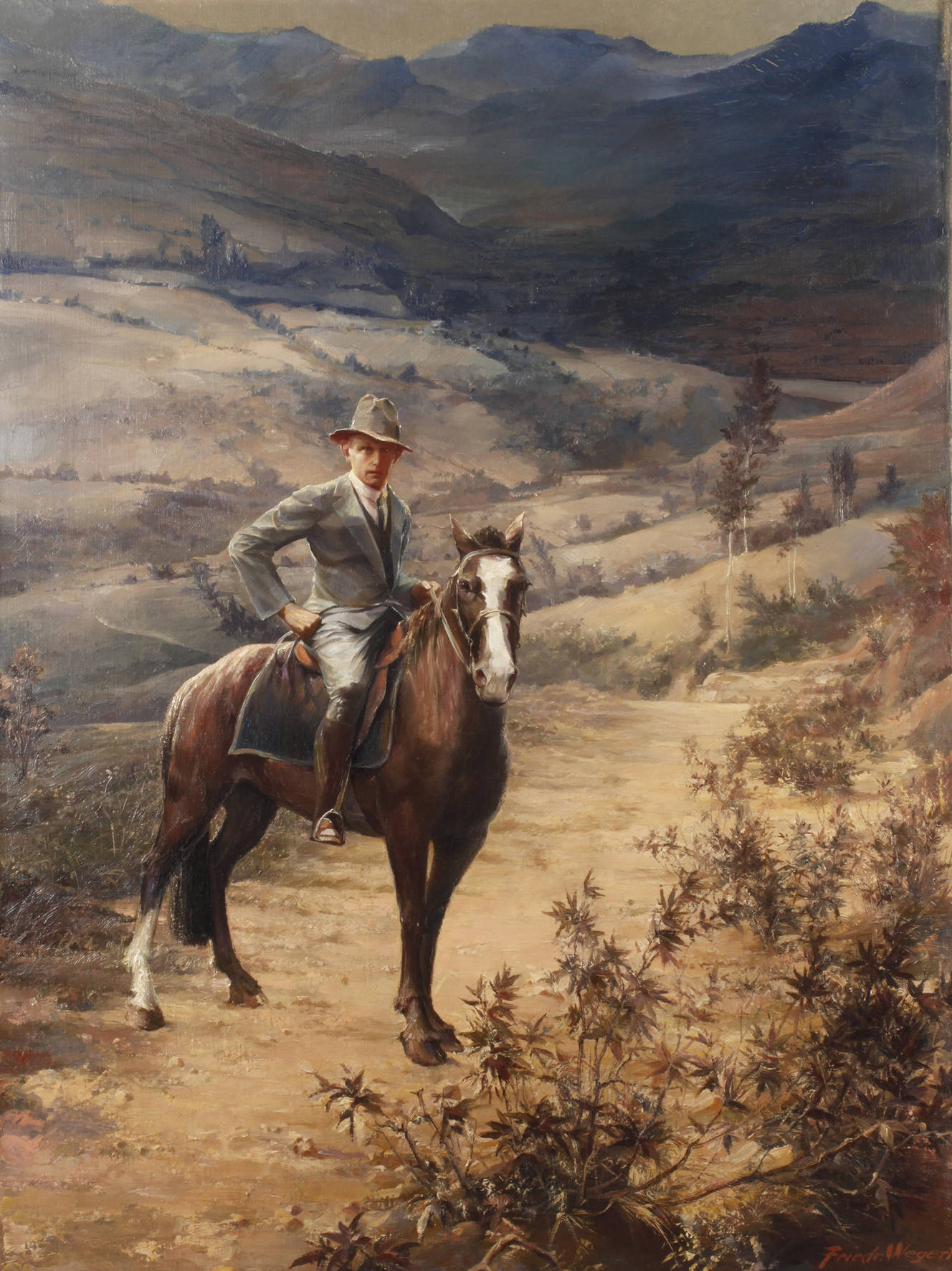 Frieder Wegert, Reiter im Gebirge