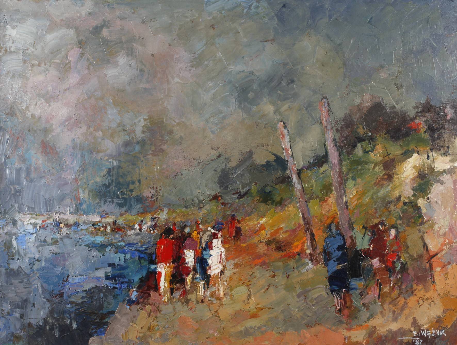 W. Wezyk, Sommer an der Küste