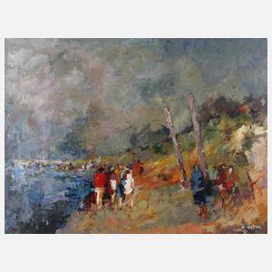 W. Wezyk, Sommer an der Küste