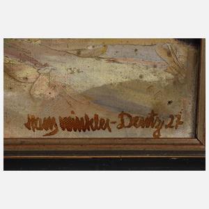 Hans Winkler-Dentz, Kleinstadt im Gebirge