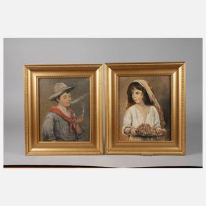 Paar Kinderportraits