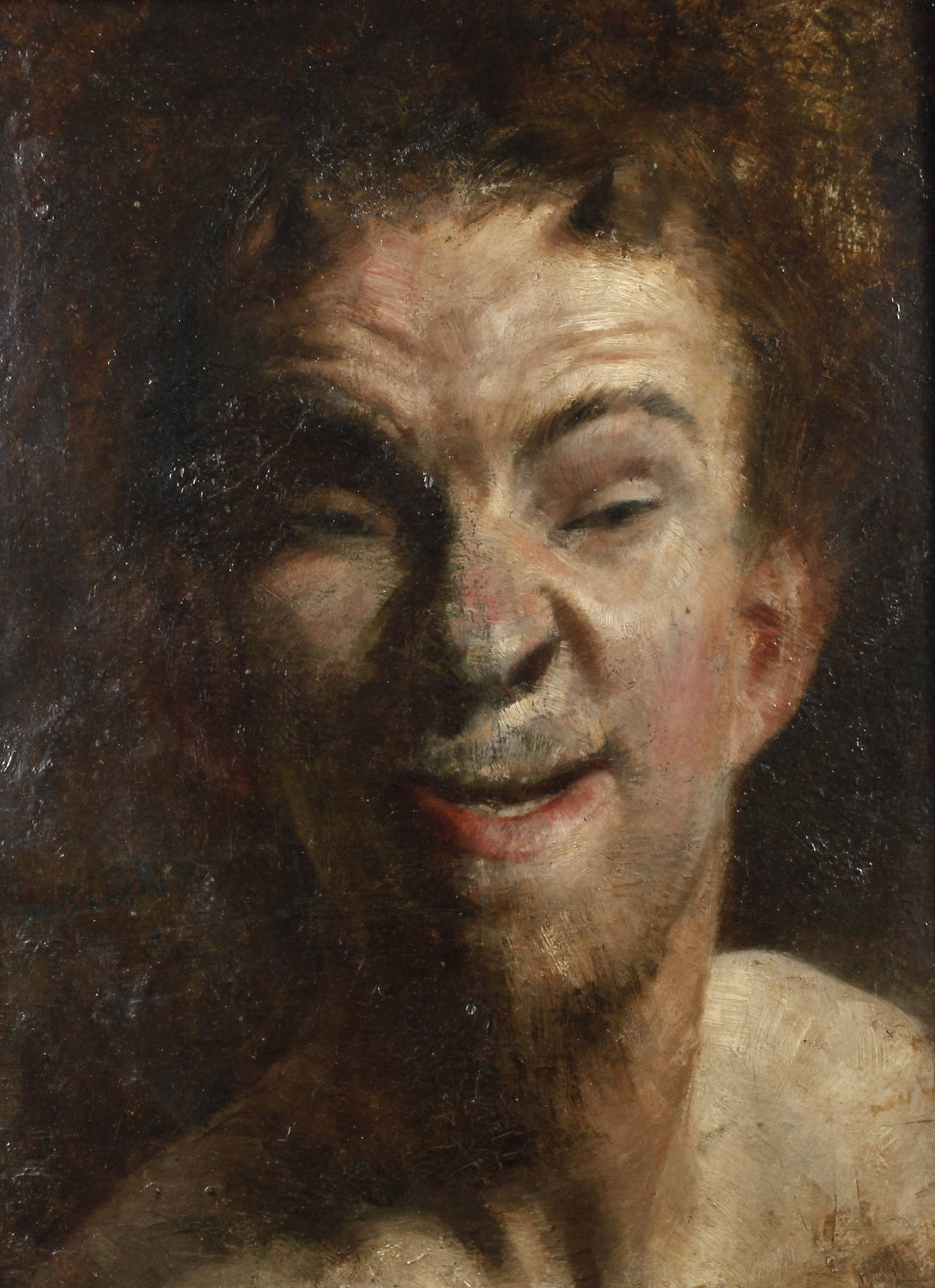 Portrait eines Fauns