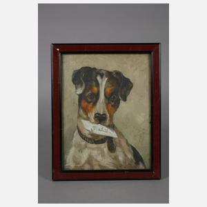 Louis Clesse, Hundeportrait