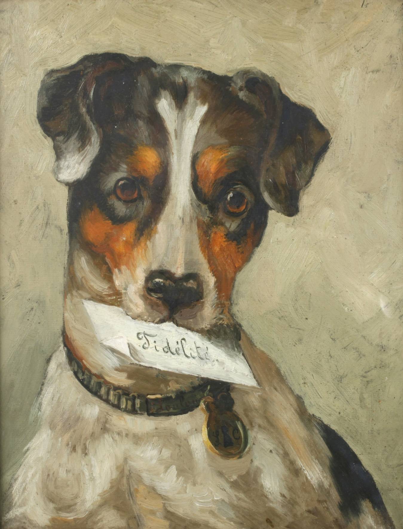 Louis Clesse, Hundeportrait