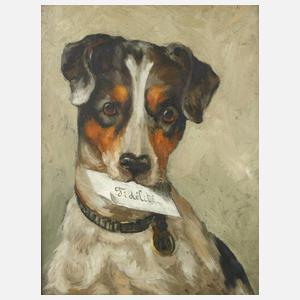 Louis Clesse, Hundeportrait