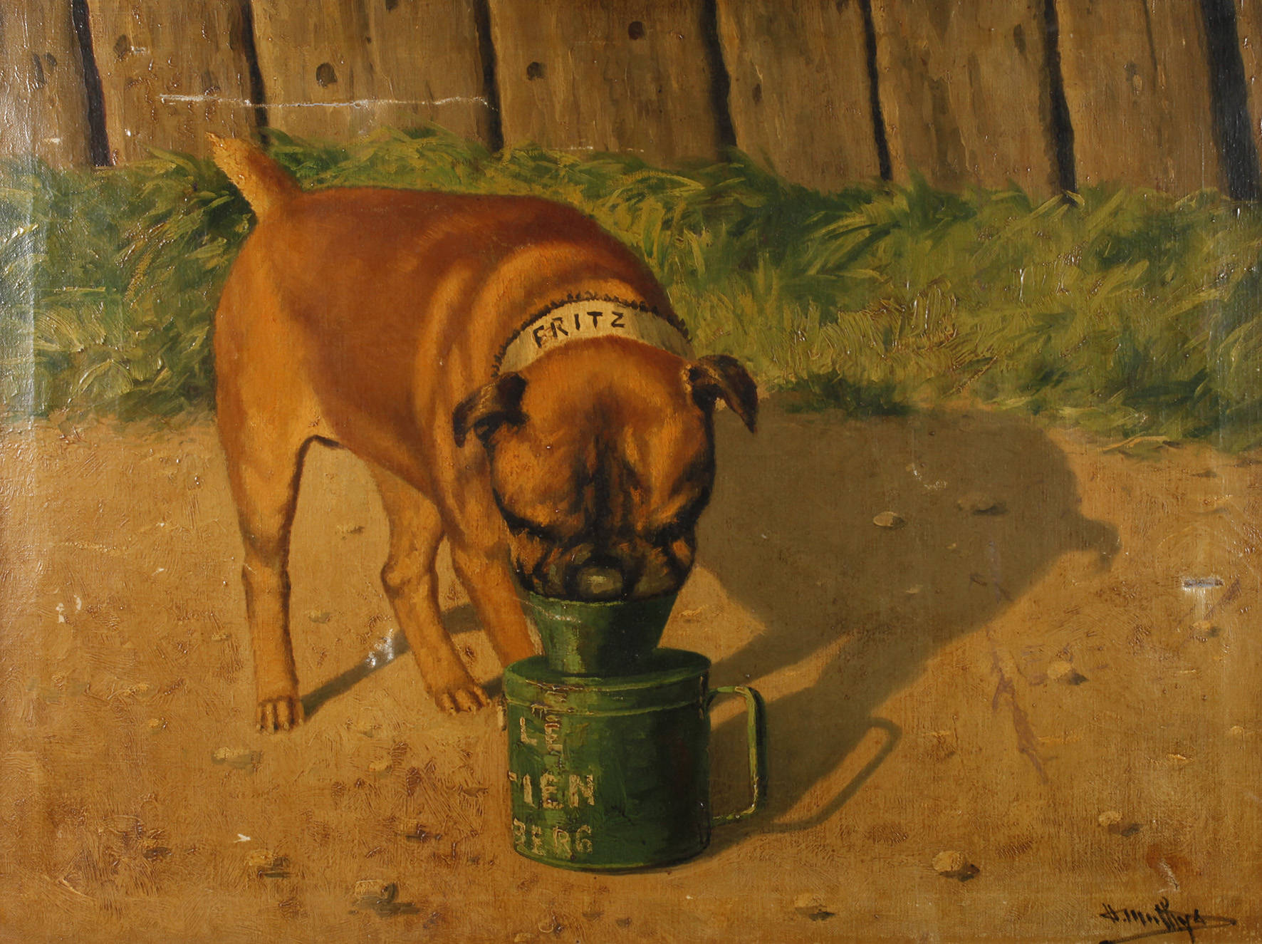Hundeportrait Bully ”Fritz”