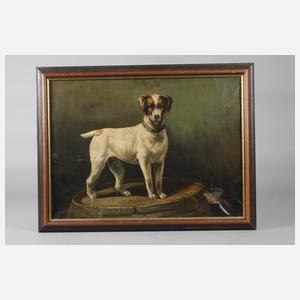 Portrait eines stehenden Hundes