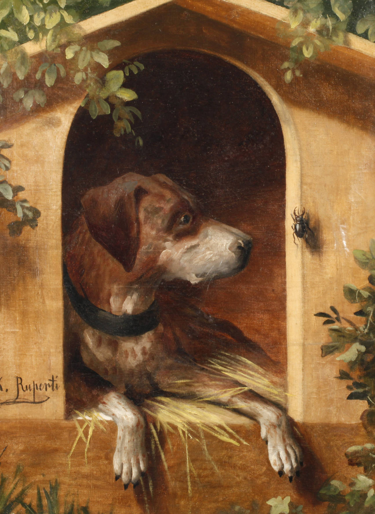 Karl Ruperti, Hund mit Hirschkäfer